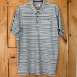 Puma Golf Dry Cell Multi Stripe Polo Shirt- L